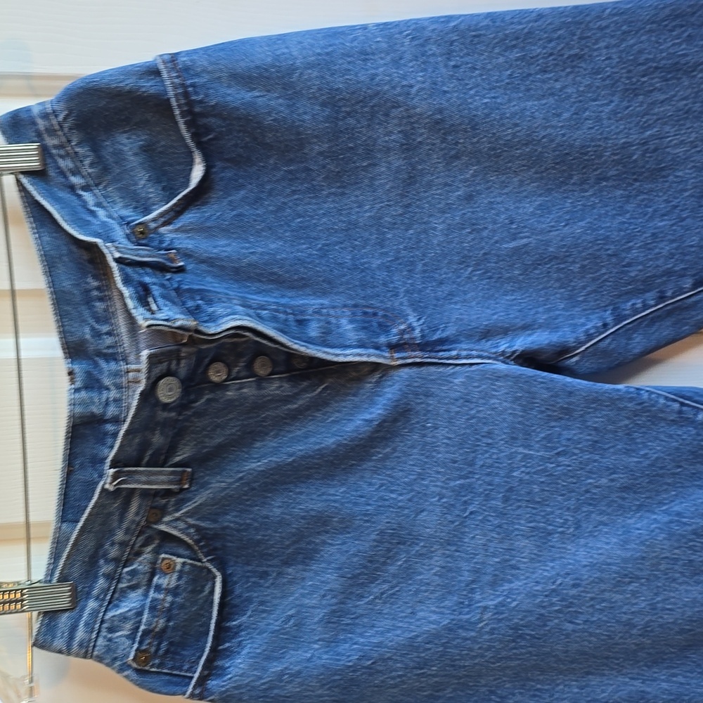 Levis 501 Button Fly Jeans USA Vtg 1985 - Picture 6 of 12